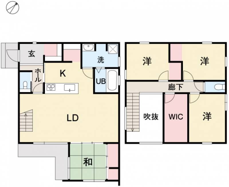 今治市北鳥生町 一戸建 A号地の間取り画像