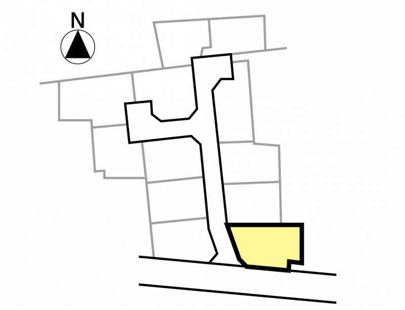 伊予郡松前町筒井 ハーモニータウン筒井6期12号地の区画図