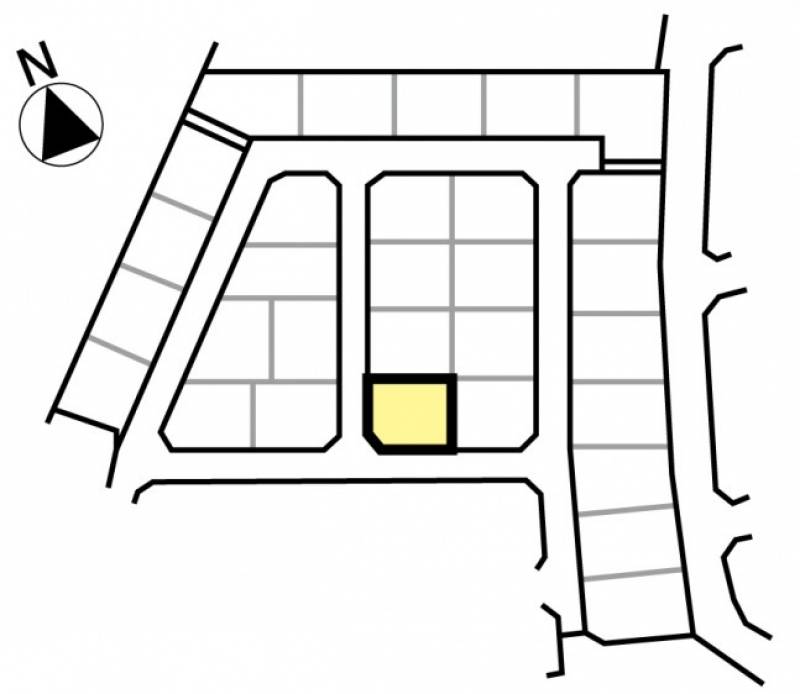 松山市西垣生町 ミセスタウン西垣生町 第二期24号地の区画図