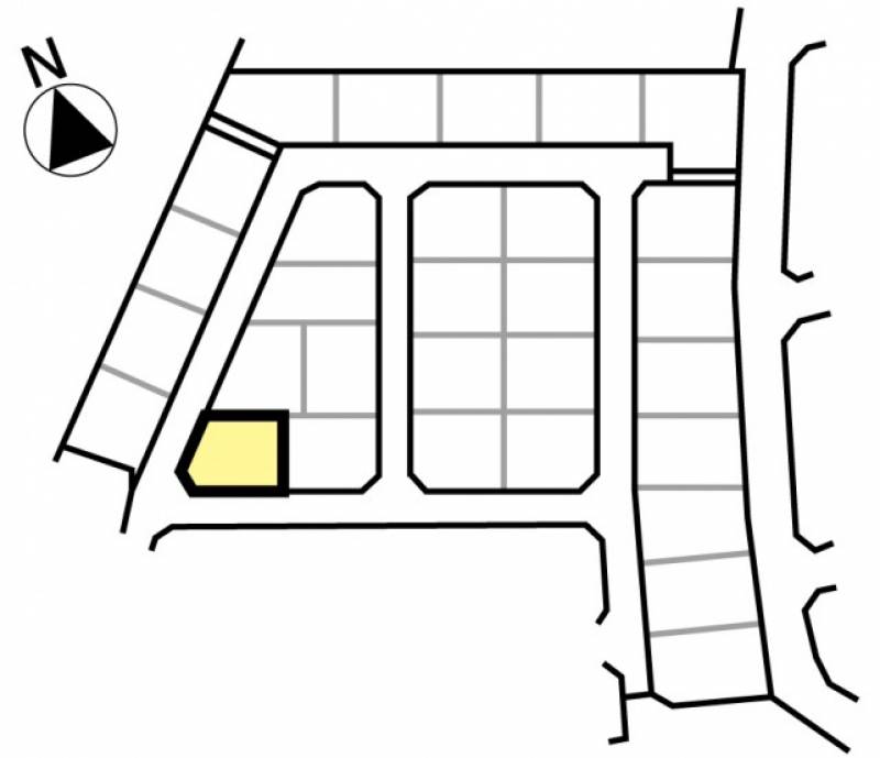 松山市西垣生町 ミセスタウン西垣生町 第二期30号地の区画図