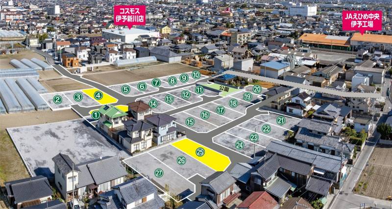 伊予市下吾川 アットホームタウン下吾川27区画1号地の外観写真