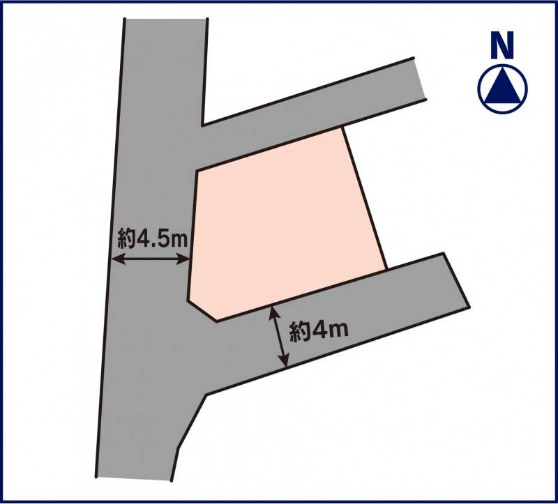 伊予市上吾川 の区画図