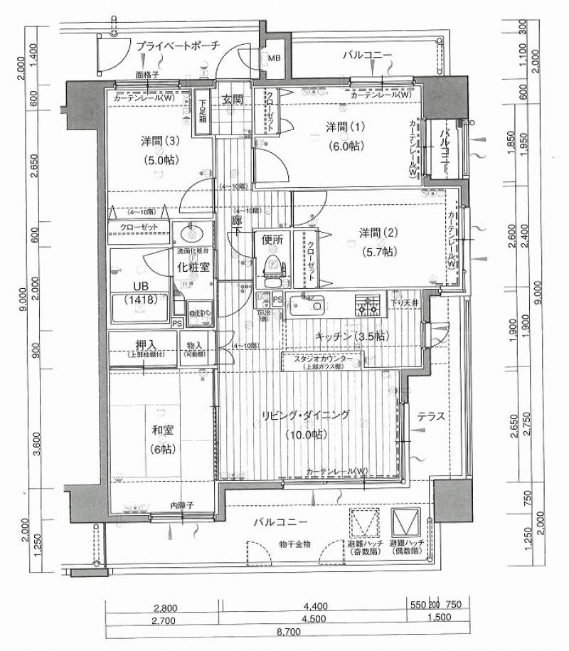 ジェイシティ久米駅前 の間取り画像