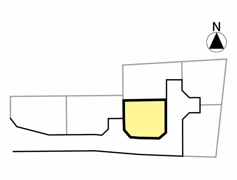 松山市居相 メルティータウン居相3号地の区画図