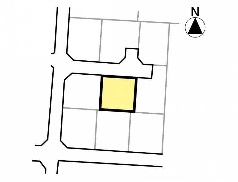 松山市余戸南 メルティータウン余戸南9号地の区画図