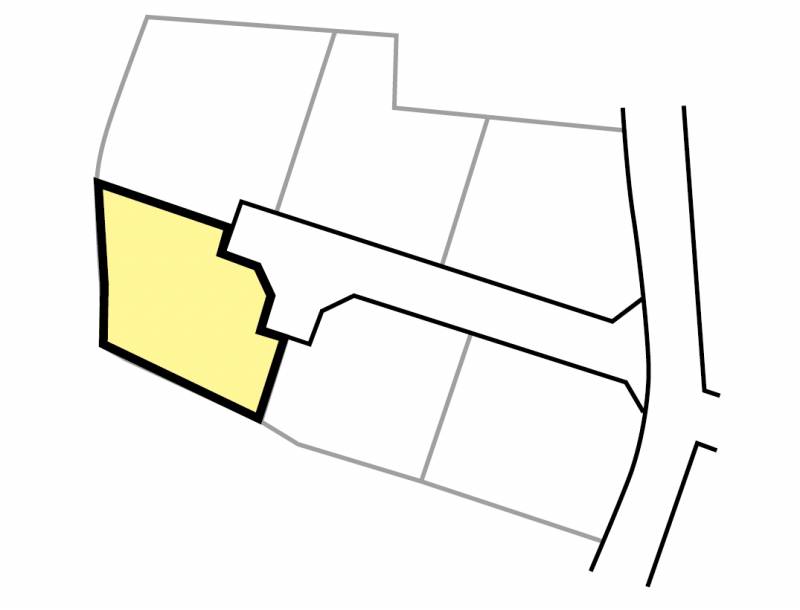 伊予郡砥部町北川毛 メルティータウン北川毛　第1期3号地の区画図