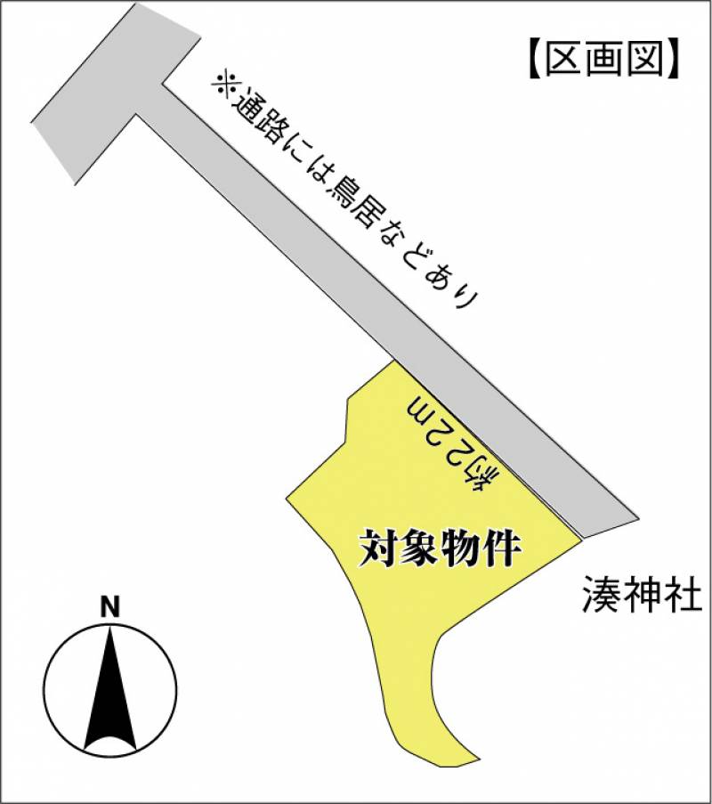 伊予市米湊 の区画図