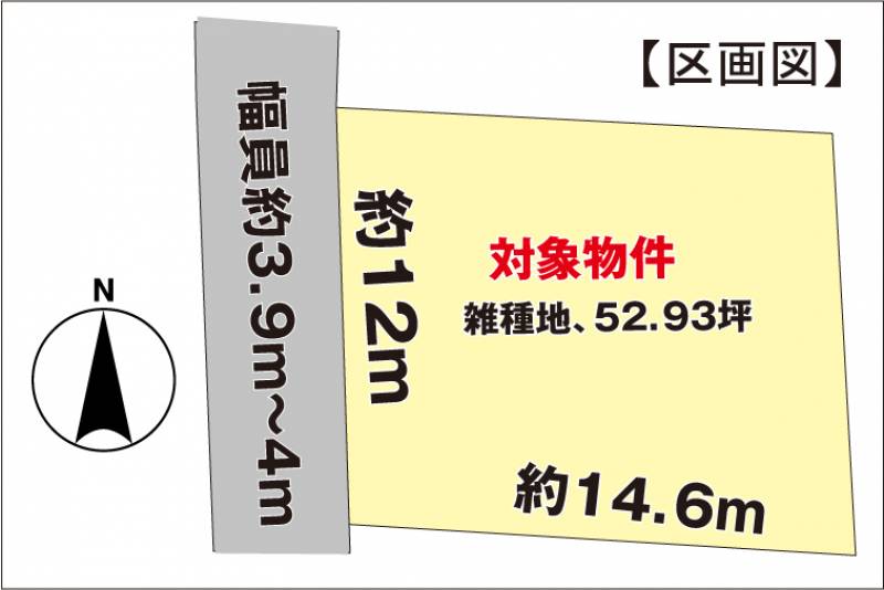 伊予市下吾川 の区画図