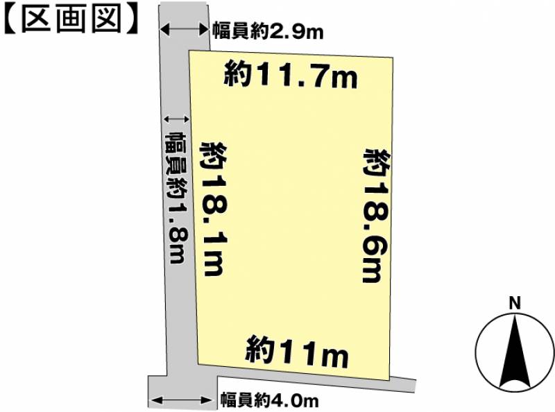 伊予市下吾川 の区画図