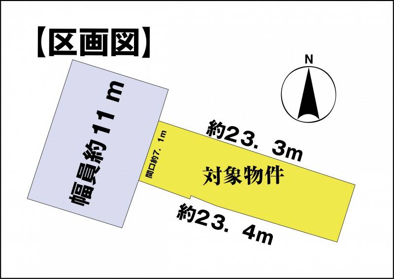 伊予市灘町 の区画図