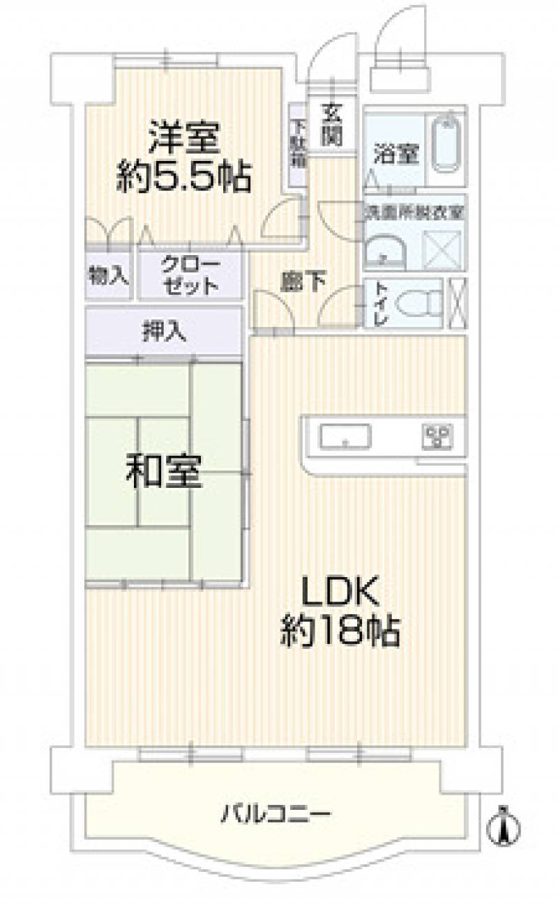 ドウエル安城寺　706号 706号の間取り画像