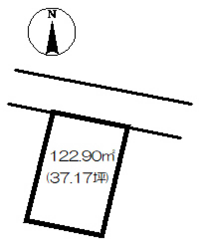 松山市鹿峰 の区画図
