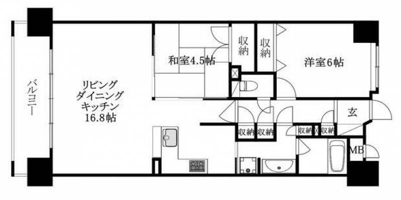 クレアホームズ松山湊町 の間取り画像