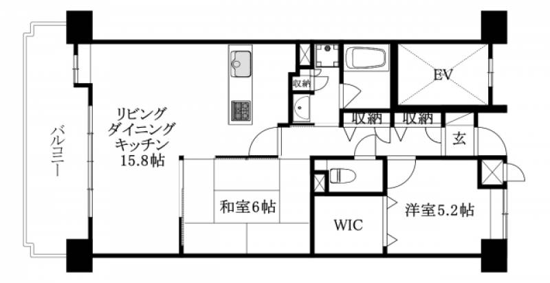 ジョイフルプラザ湊町 の間取り画像