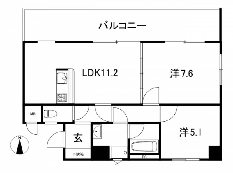 朝日プラザステーションコア松山 の間取り画像