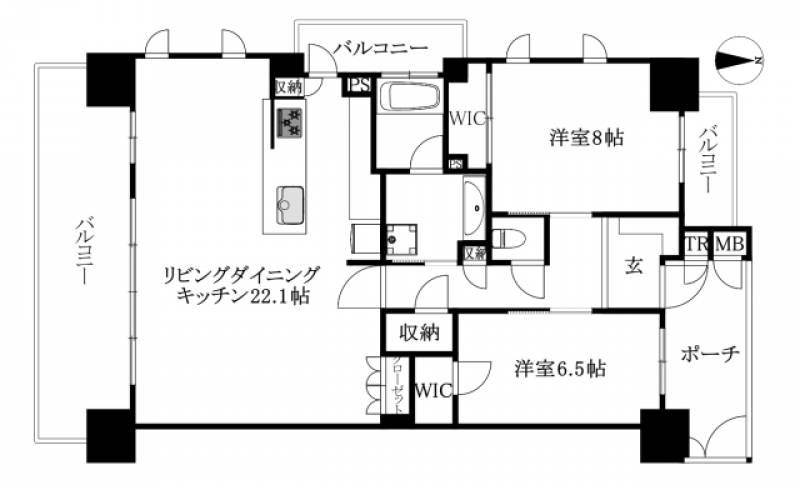 クレアホームズグラン岩崎ザ・プレミアム の間取り画像