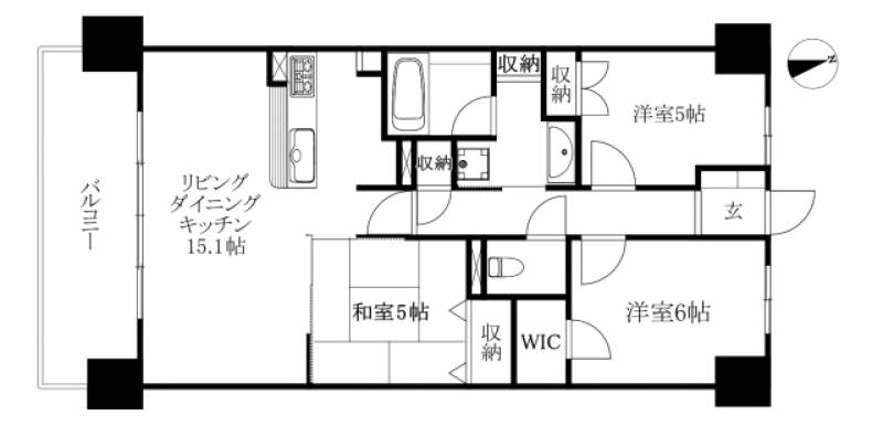 レーベン松山一番町　ＴＨＥ　ＴＯＷＥＲ の間取り画像