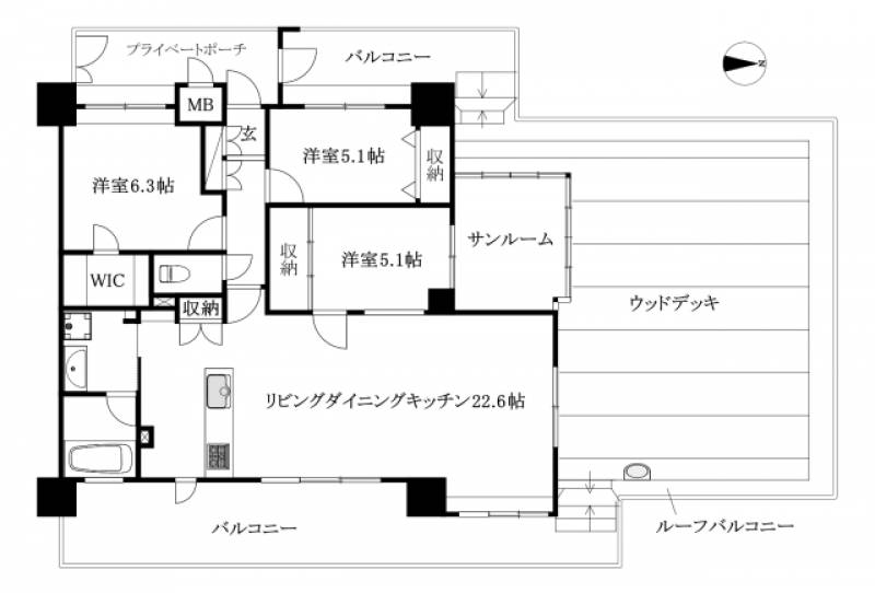 フローレンス清水町 の間取り画像