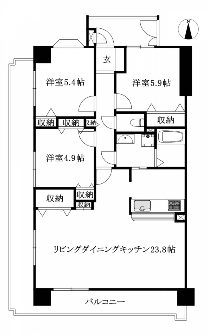 グランディア持田館 の間取り画像