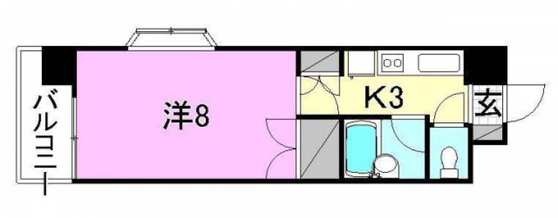 オクタワーズ松山道後 の間取り画像