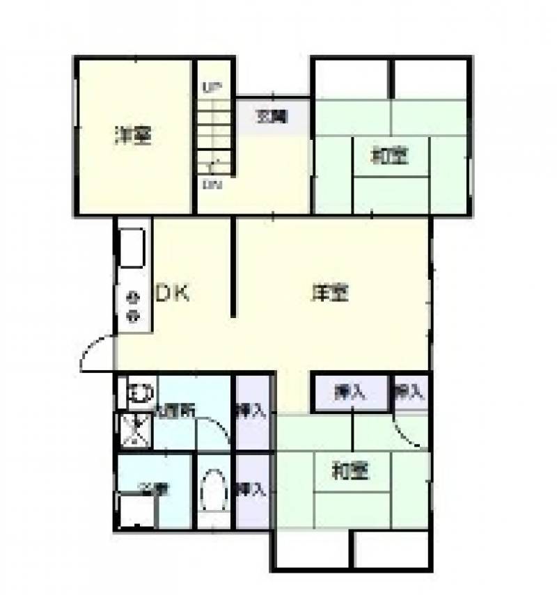 伊予郡砥部町宮内 一戸建 の間取り画像