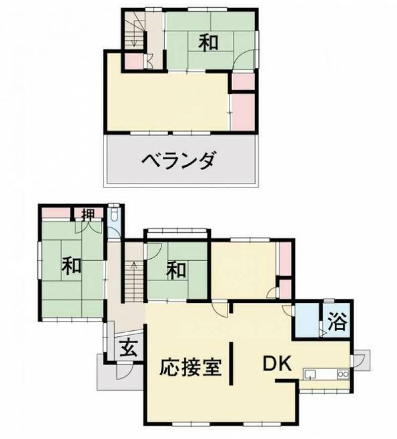 伊予郡砥部町高尾田 一戸建 の間取り画像