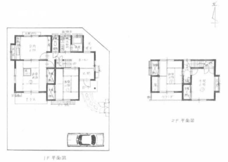 松山市下伊台町 一戸建 の間取り画像