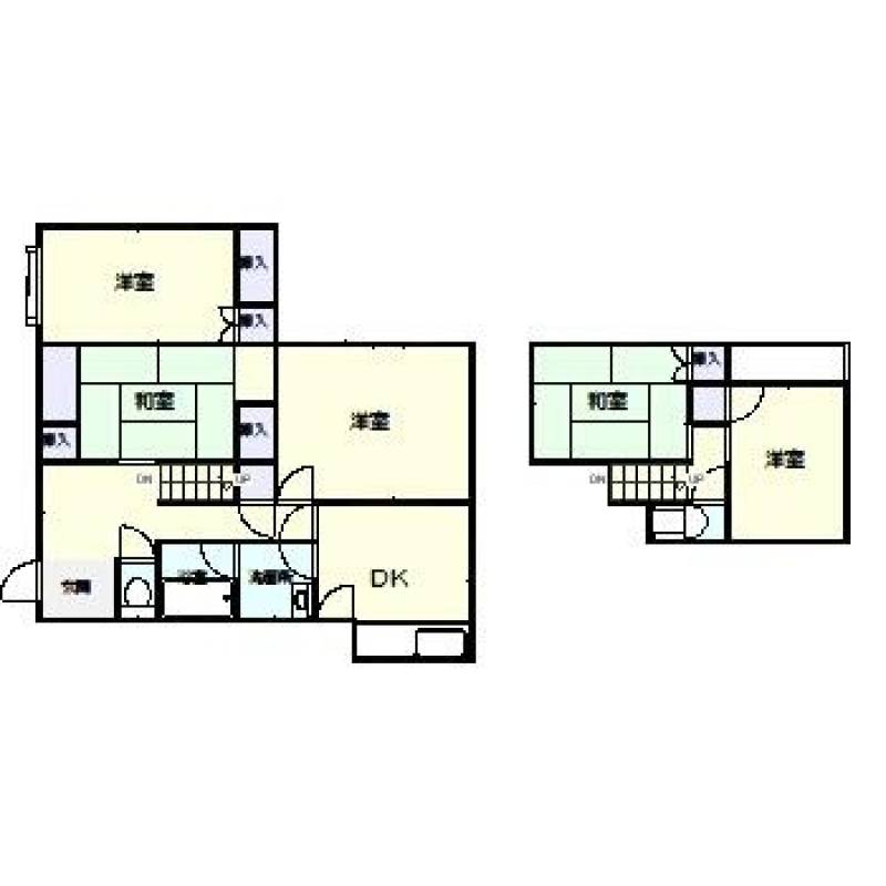 伊予郡砥部町大南 一戸建 の間取り画像