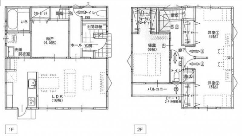 松山市南斎院町 一戸建 の間取り画像