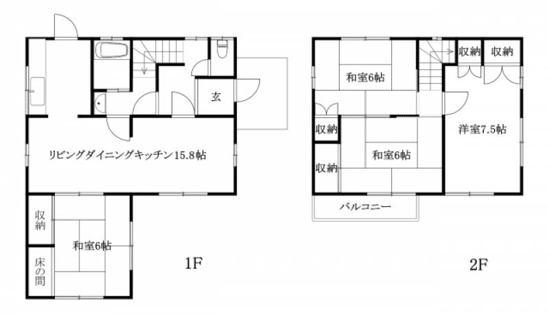 松山市森松町 一戸建 の間取り画像