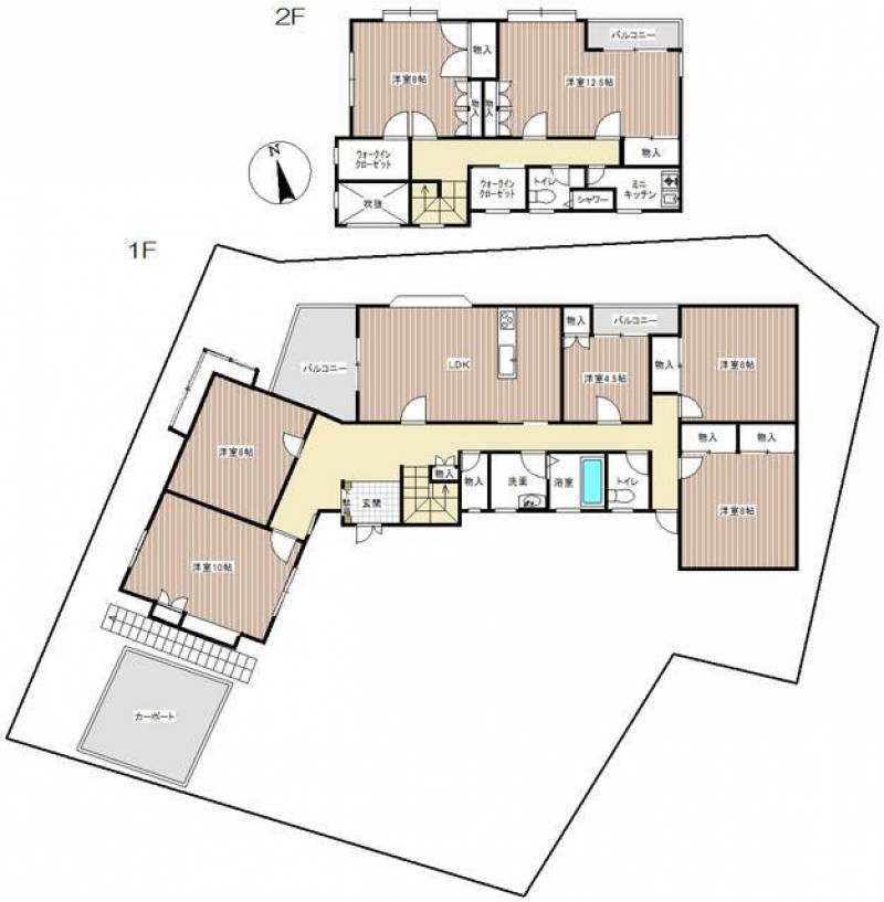 伊予郡砥部町川井 一戸建 の間取り画像