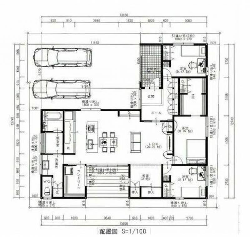 東温市松瀬川 一戸建 の間取り画像