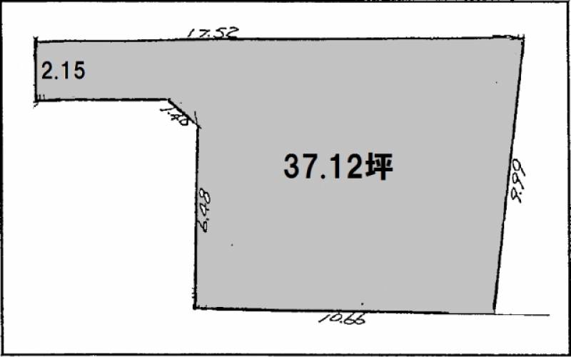 松山市南梅本町  の区画図