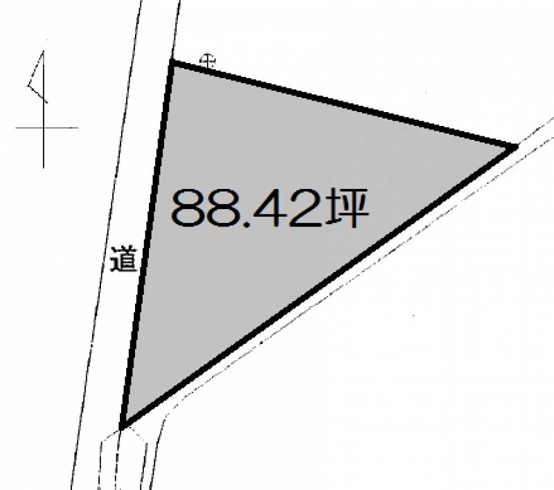 伊予市米湊  の区画図