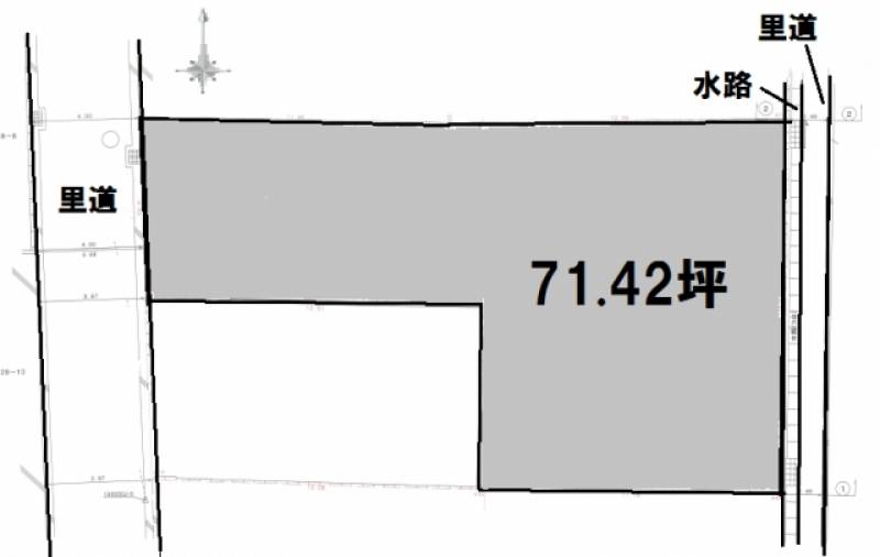 松山市南江戸  の区画図