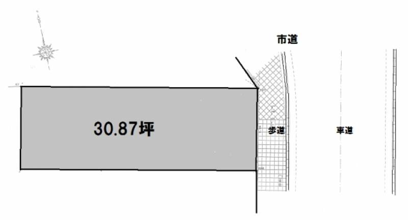 松山市末広町  の区画図