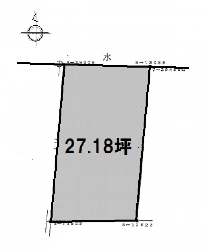 松山市越智  の区画図