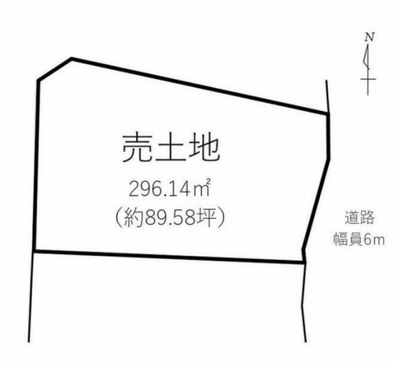 松山市内浜町  の区画図