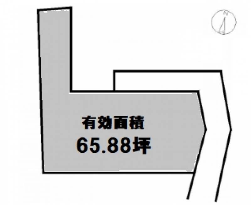 松山市北斎院町  の区画図