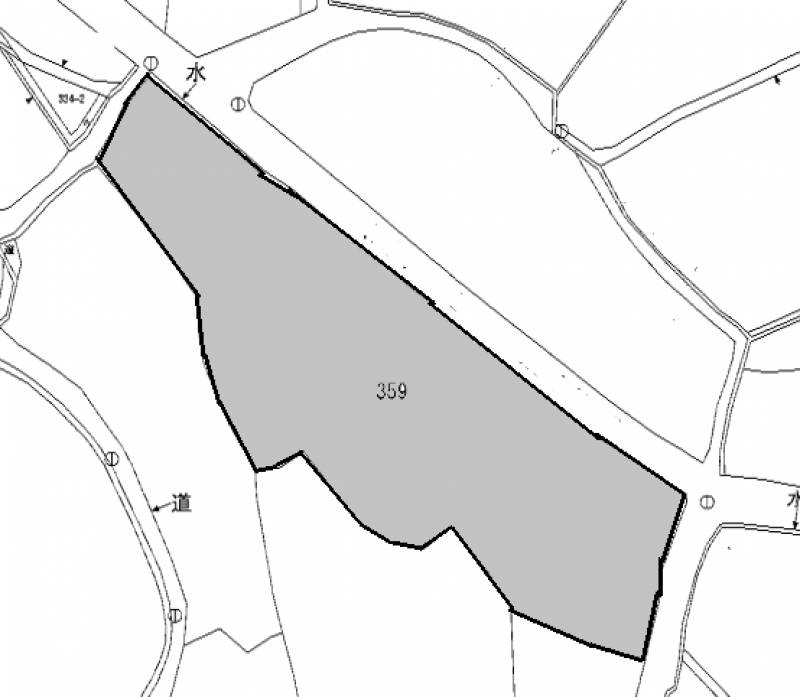 伊予郡砥部町北川毛  の区画図