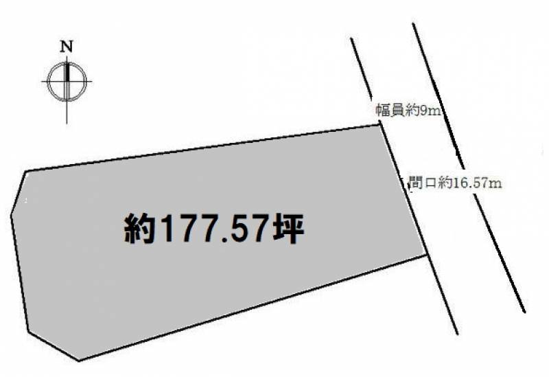 松山市畑寺  の区画図