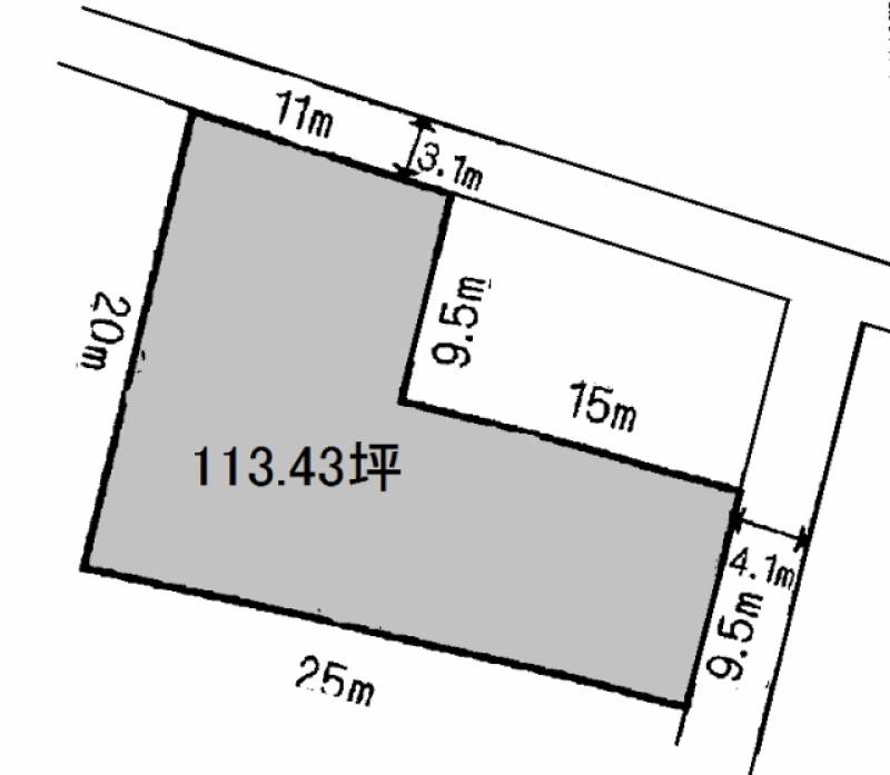 松山市府中  の区画図