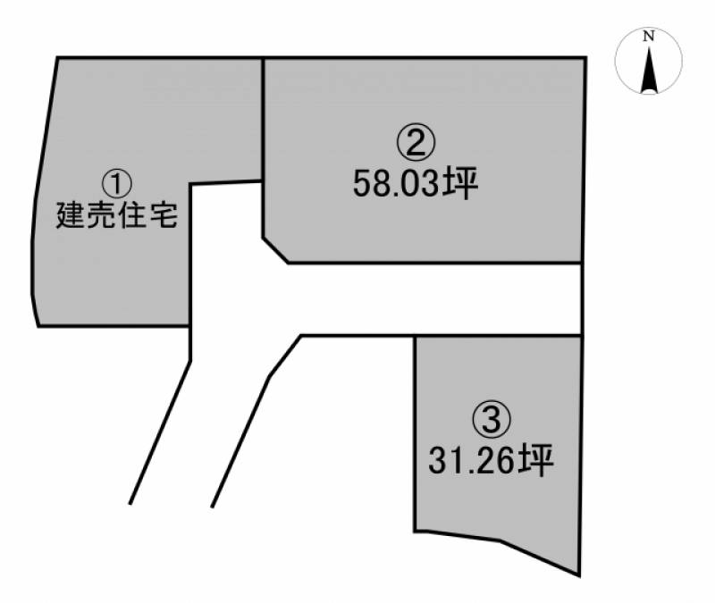 松山市土居町  の区画図