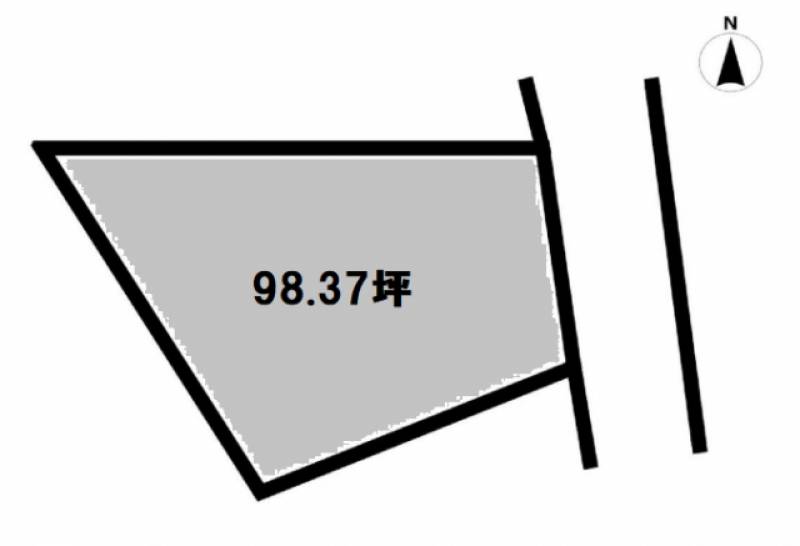 伊予郡松前町永田  の区画図