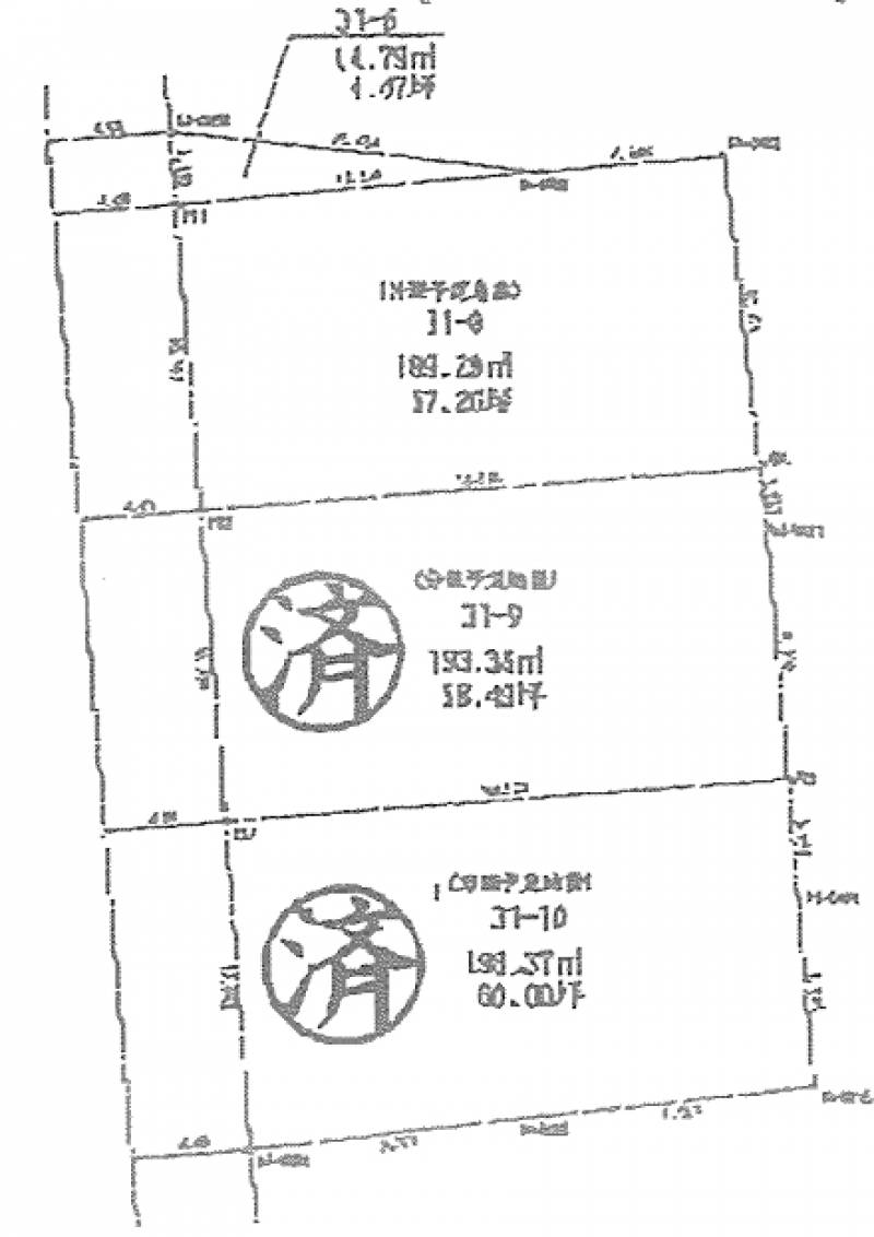 松山市上市  の区画図