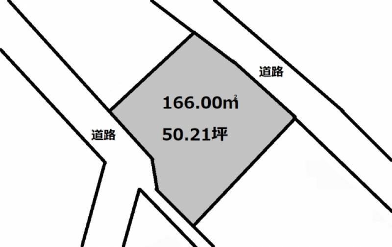 松山市山西町  の区画図