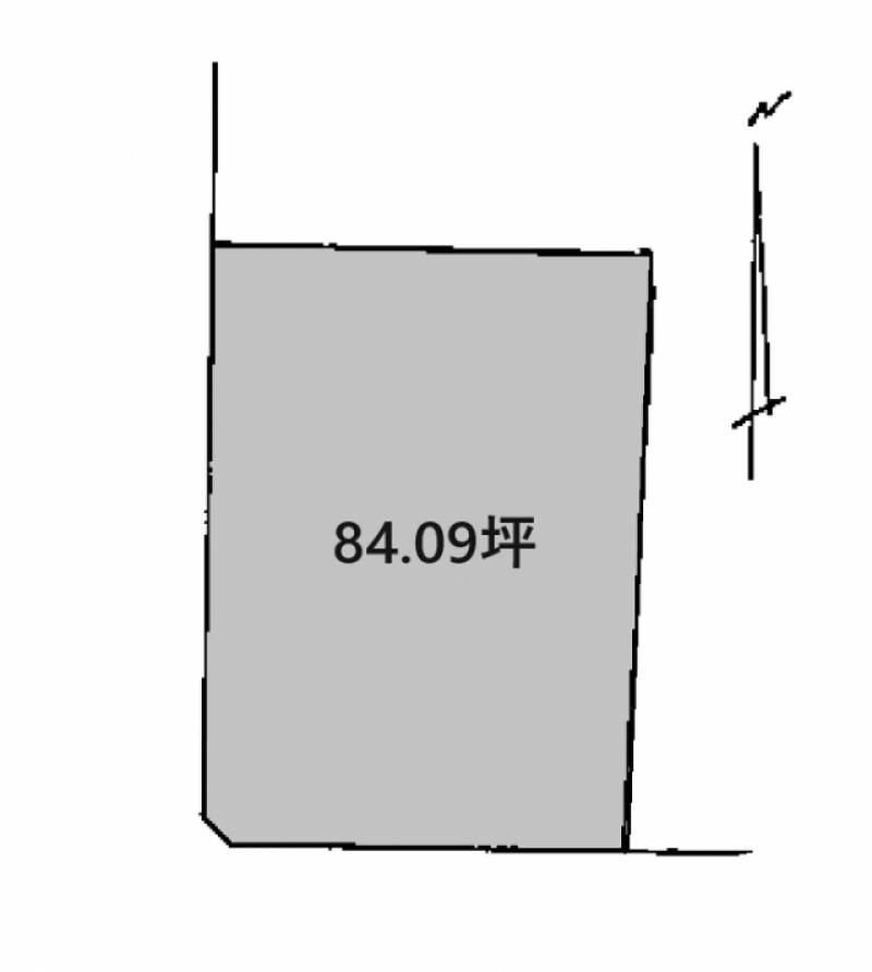 松山市祝谷東町  の区画図