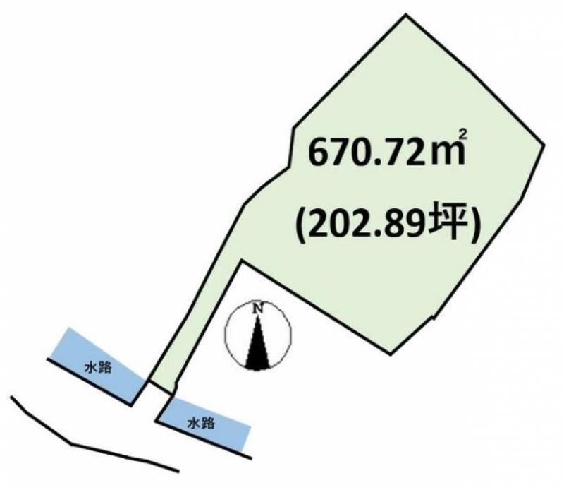 松山市磯河内  の区画図