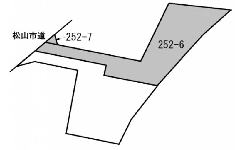 松山市東石井  の区画図