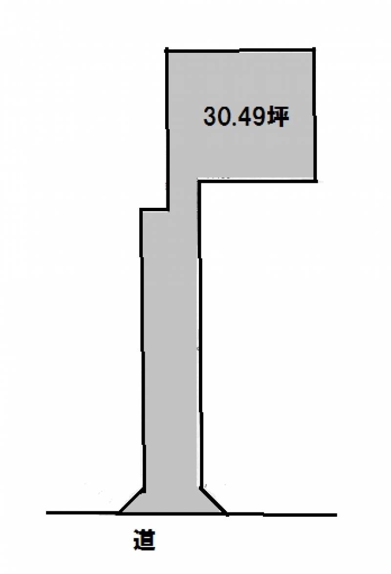 松山市北井門  の区画図